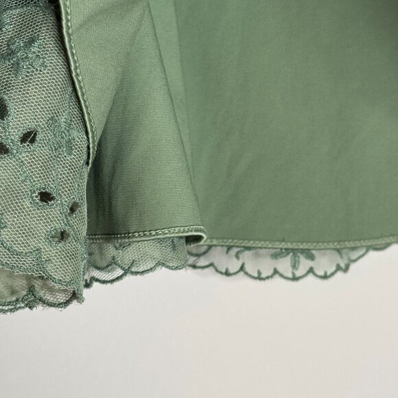 Green Eyelet Elie Tahari size 4 Skirt - Picture 10 of 16